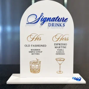 Signature Drinks Menu
