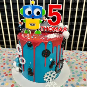 Personalised Robot Cake Topper